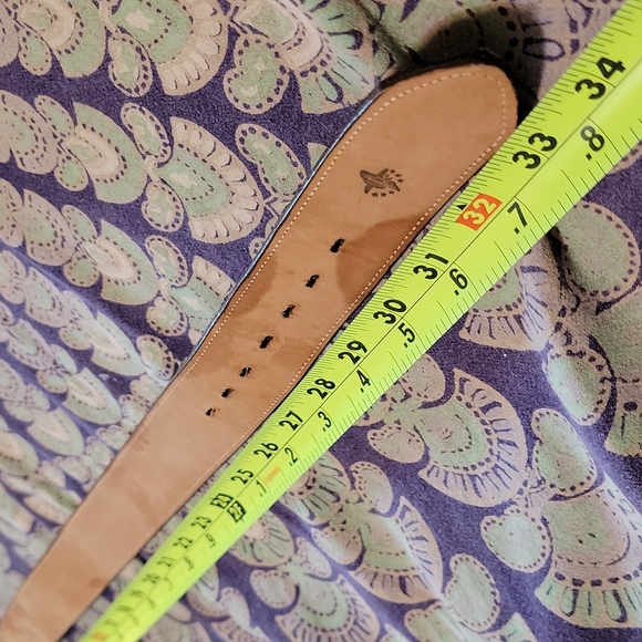 Justin Ostrich Cowboy Belt - Picture 6 of 6